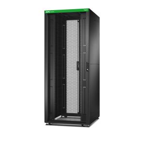 Easy Rack 800mm/42U/1000mm with Roof, Side Panel,Castors,Feet and 4 Brackets, No Bottom - Black