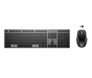 Multi-Device Rechargeable Wireless Keyboard and Mouse Combo 725 - Qwerty Spanish