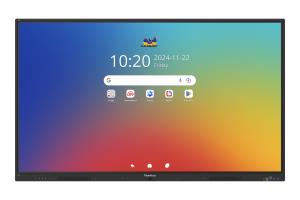 Interactive Flat Panel  - ViewBoard IFP7535-1-1C - 75in Touch - 3840x2160 (4K UHD) - 8GB 128GB - Android 16