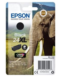 Ink Cartridge - 24xl Elephant 8.7ml - Black For 24series