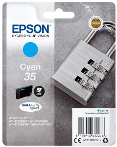 Ink Cartridge - 35 Padlock - 9.1ml - Cyan