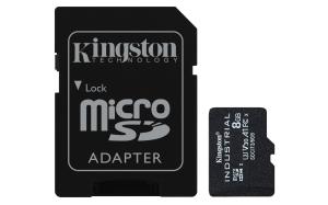 8GB Micro Sdhc Class 10 A1 Pslc Industrial Card With Adapter