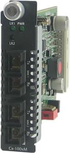 C-100mm-m2sc2 Media Conv100b-fx-100b-fx 2sc 1310nm 2km