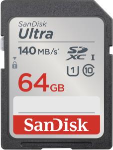 SanDisk Ultra 64GB SDXC Memory Card 140MB/s