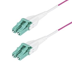 Fiber Optic Cable - Om4 Lc/lc Multimode 40g/100g Lommf/vcsel 2m Erika Violet