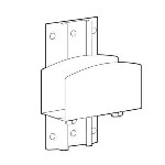 Accessory - Small PC Mount with Wall Track - White