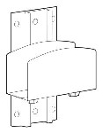 Accessory - Medium Pc Mount For Lx Pro Wall System - Industrial Grey