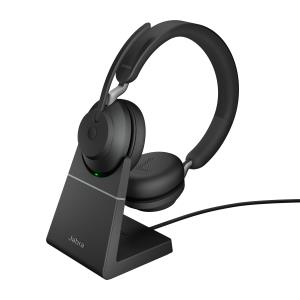 Headset Evolve2 65 Uc - Stereo - USB-a / Bt - Black - With Desk Stand / LINK 380 / AMEX