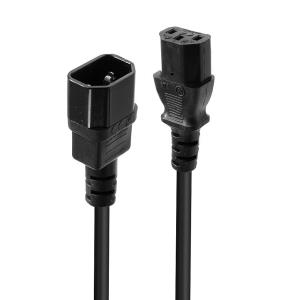 Extension Cable Iec - C14 To Iec C13 - 50cm - Black