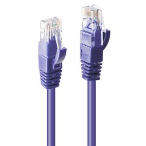 Network Patch Cable - CAT6 - U/utp - Snagless - Gigabit Purple - 15m