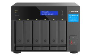 NAS - TVS-h674-i3-16G - 6 Bay i3-12100 16GB DDR4 2x2.5GbE (2.5G/1G/100M/10M)