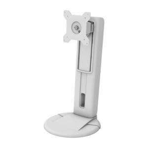 Table Stand White 27in 6-12kg 100x100 75x75mm (w X H X D): 222 X 432 X 252 Mm With Cable