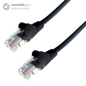 20M CAT5E UTP BLACK CABLE 24AWG STRANDED MOULDED