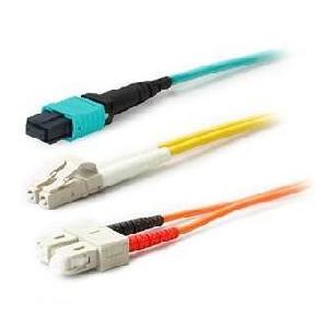Network Patch Cable - Lc (male) To Lc (male) - Om4 Duplex Lszh Fiber - Blue - 1m