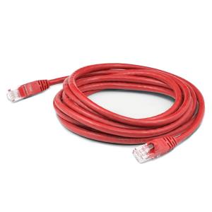 Network Patch Cable CAT6a - Rj-45 (male) To Rj-45 (male) - Utp Pvc Snagless Straight Booted - Red - 1m