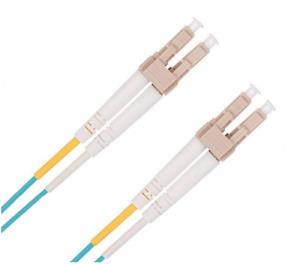 3 Metre Om3 50/125 Multimode Lc-lc Fibre Patch Lead - Aqua