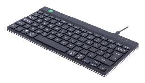 COMPACT BREAK KEYBOARD QWERTY UK BLACK WIRED