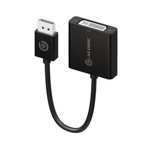 Elements - DisplayPort to DVI Adapter - Male to Female - Black - 20cm