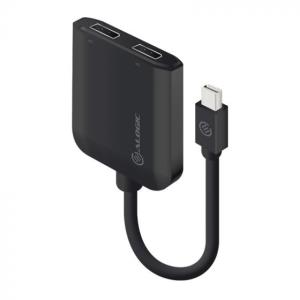 Mini DisplayPort to Dual DisplayPort 1.2 Adapter - 4K - 30 Hz