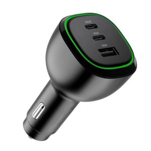Rapid Power 165w Car Charger 2 X USB-c 1 X USB-a Port