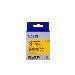 Label Cartridge Strong Adhesive Lk-3ybw Black/yellow 9mm (9m)