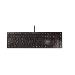 Corded KC 6000 SLIM Keyboard - USB - Black - Qwerty US/Int'l