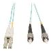 TRIPP LITE Patch Cable 10GB Multimode Duplex Blue Fiber 50�/125 Lc To St 3m