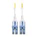 2M SINGLEMODE FIBER PATCH CABLE 8.3/125 LC/LC W/ PUSH PULL TABS
