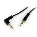 Stereo Audio Cable Slim 3.5mm To Right Angle - M/m 1m