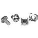 M6 Cage Nuts And M6 Rack Screws 20 Pack Of M6 Screws & M6 Nuts