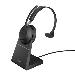 Headset Evolve2 65 UC - Mono - USB-A / BT - Black - with Desk Stand