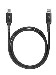 Charging Cable - USB C To Lightning - Black - 1m