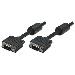 SVGA Cable With Ferrite Hd15/hd15 P/p Connection 10m