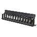 Rackmount Cable Manager, 19in 1u, With Cover, Black