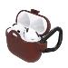 Headphone Case for Apple AirPods (4th gen) Well Red - brown
